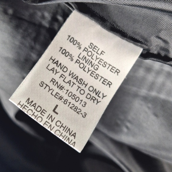 Womens Skirt Large Black Embroidered Boho Western Indie Floral Hippie Faux Suede - Picture 5 of 8